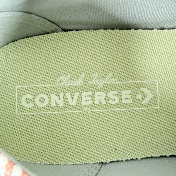 Converse Chuck Taylor All Star 70 Low Pinstripe Terracotta White Sneakers 8 10 - Picture 10 of 13